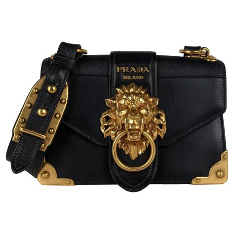 prada lion bag|prada cahier lion shoulder bag.